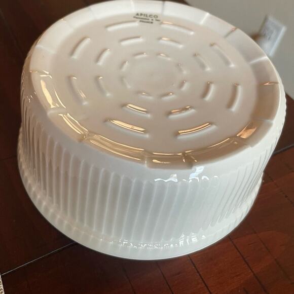 Apilco France porcelain soufflé baking dish 7-3/4” - Picture 8 of 12